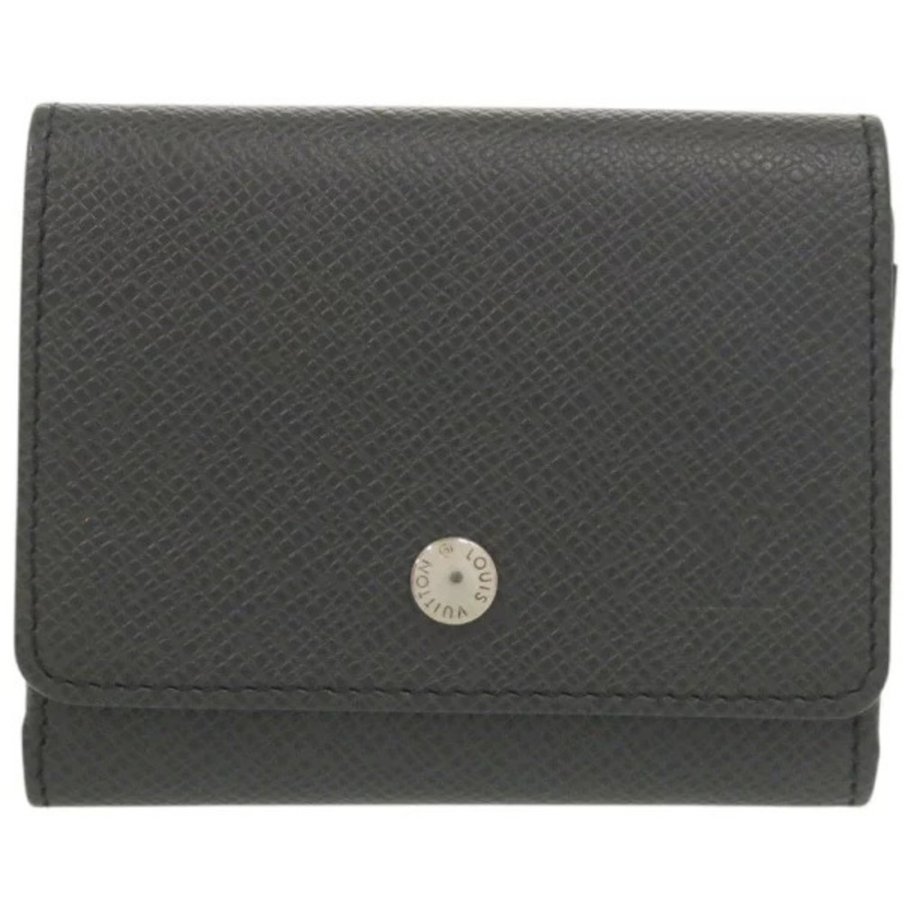 Louis Vuitton Portemonnaie Sergey Taiga Ardoise coin case Wallet LV